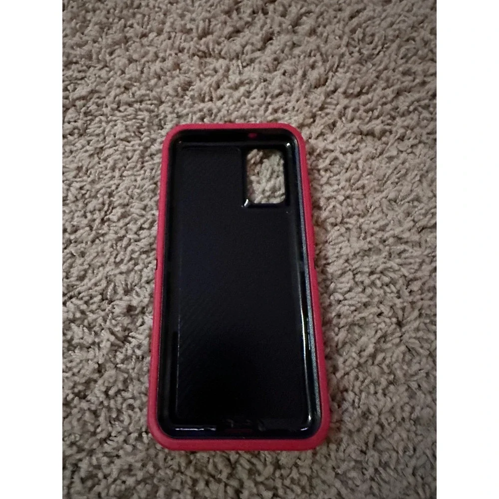 Heavy Duty Shockproof Phone Case‎ Cover for Galaxy S20+ Plus 5G Red